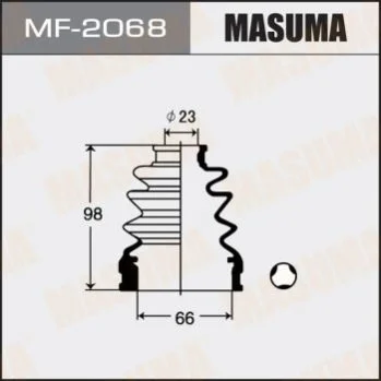 <strong>Пильовик ШРУСу внутрішнього Mitsubishi Lancer (00-07) MASUMA MF2068 (фото 1)</strong>