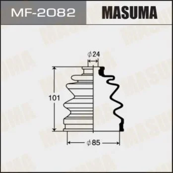 <strong>Пильовик ШРУСу внутрішнього Honda Civic (-00)/ Toyota Camry (-00) MASUMA MF2082 (фото 1)</strong>