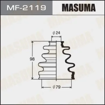 <strong>Пильовик зовнішнього шрусу Mazda 6 (12-)/ Toyota Corolla (00-06), Prius (00-05) MASUMA MF2119 (фото 1)</strong>