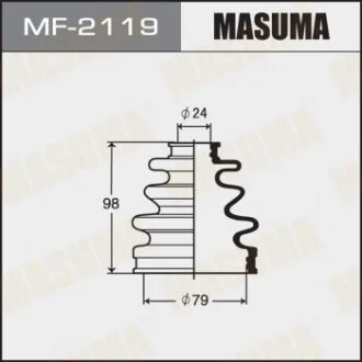 Пильовик зовнішнього шрусу Mazda 6 (12-)/ Toyota Corolla (00-06), Prius (00-05) для MASUMA MF2119 фото товару