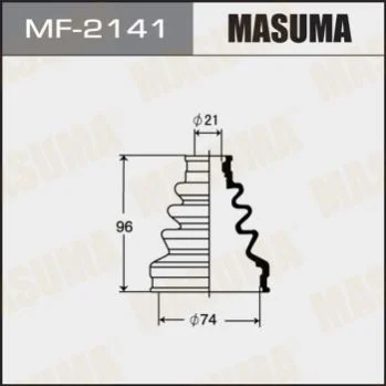 <strong>Пильовик ШРУСу внутрішнього Honda Accord (-09), Civic (-10) MASUMA MF2141 (фото 1)</strong>