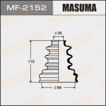 <strong>Пильовик ШРУСу внутрішнього Toyota Hilux (-05) MASUMA MF2152 (фото 1)</strong>