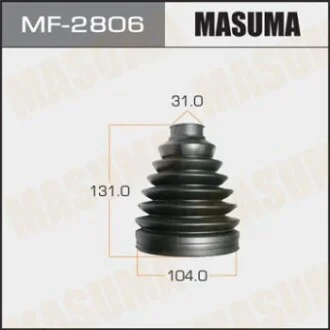 Пильовик ШРУСа внутрішній(пластик)+спецхомут Toyota FJ Cruiser (06-09), Land Cruiser Prado (02-) для MASUMA MF2806 фото товару