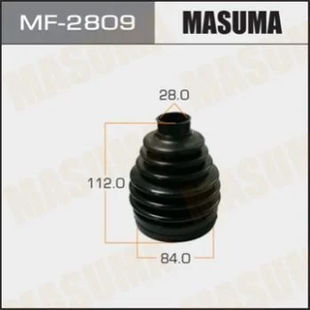 <strong>Пильовик ШРУСа зовнішній (пластик) + спецхомут Mitsubishi ASX (10-), Lancer (10-15), Outlander (09-) MASUMA MF2809 (фото 1)</strong>