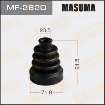 <strong>Пильовик ШРУСу зовнішній Subaru Forester (01-12), Impreza (00-14), Legacy (03-14) MASUMA MF2820 (фото 1)</strong>