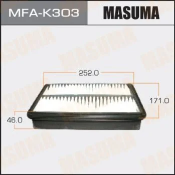 <strong>Фільтр повітряний A2517 KIA/ SPORTAGE/ V2000 V2700 04- MASUMA MFAK303 (фото 1)</strong>
