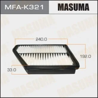 Фільтр повітряний A9315 HYUNDAI/ MATRIX/ V1500 V1600 V1800 01- для MASUMA MFAK321 фото товару