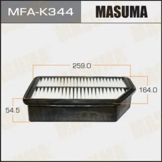 Фільтр повітряний A9323 HYUNDAI/ IX35 для MASUMA MFAK344 фото товару