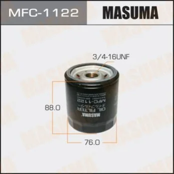 <strong>Фільтр масляний Toyota Corolla (03-09), Hilux (01-15), Land Cruiser Prado (06-) MASUMA MFC1122 (фото 1)</strong>