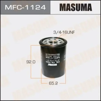 Фільтр масляний Toyota Avensis (00-08), Camry (01-14), Corolla (01-07), RAV 4 (0 для MASUMA MFC1124 фото товару