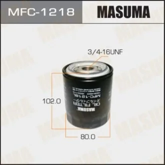Фільтр масляний Nissan Almera, Primera (-02) 1.4, 1.6 для MASUMA MFC1218 фото товару