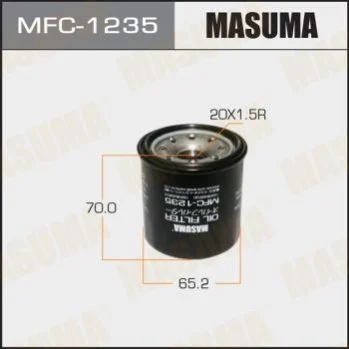 <strong>Фільтр масляний Nissan Juke (10-), Murano (04-14), Pathfinder (14-), Qashqai (06-), X-Trail (01-) MASUMA MFC1235 (фото 1)</strong>