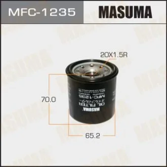 Фільтр масляний Nissan Juke (10-), Murano (04-14), Pathfinder (14-), Qashqai (06-), X-Trail (01-)  для MASUMA MFC1235 фото товару