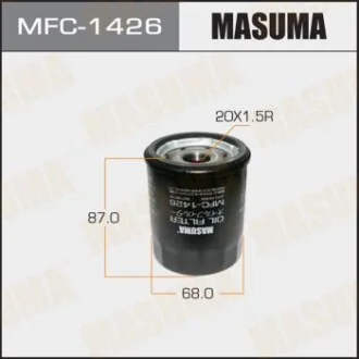 Фільтр масляний Mitsubishi ASX (10-), Colt (02-12), Grandis (03-10), Lancer (00-07), Outlander (05-)  для MASUMA MFC1426 фото товару