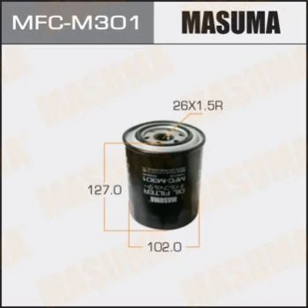 <strong>Фільтр масляний Mitsubishi L200 (05-), Pajero Sport (09-15) D 2.5 MASUMA MFCM301 (фото 1)</strong>