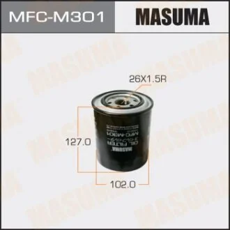Фільтр масляний Mitsubishi L200 (05-), Pajero Sport (09-15) D 2.5 для MASUMA MFCM301 фото товару