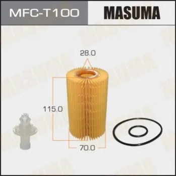 <strong>Фільтр масляний (вставка) Toyota Land Cruiser, Sequoia, Tundra (07-) MASUMA MFCT100 (фото 1)</strong>