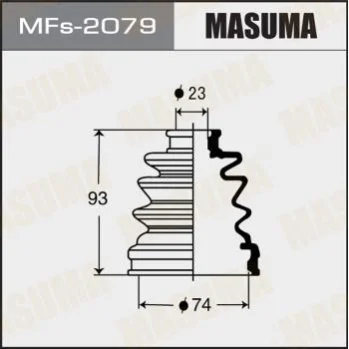 <strong>Пильовик шрусу MASUMA MFs2079 (фото 1)</strong>