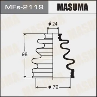 Пильовик шрусу для MASUMA MFs2119 фото товару