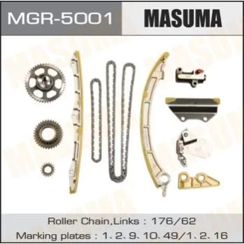 <strong>Ремкомплект цепи ГРМ Honda 2.4 (K24Z4) MASUMA MGR5001 (фото 1)</strong>