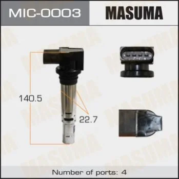 <strong>Котушка запалювання (MIC-0003) MASUMA MIC0003 (фото 1)</strong>
