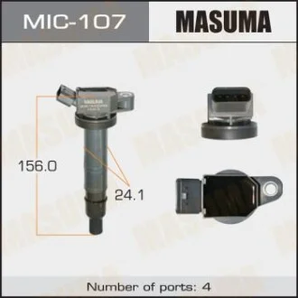 Котушка запалювання 4RUNNER, HILUX / 1AZFSE, 1NZFE, 2TRFE (MIC-107) для MASUMA MIC107 фото товару