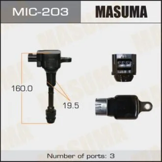 Котушка запалювання для Nissan, Infiniti MASUMA MIC203 фото товару