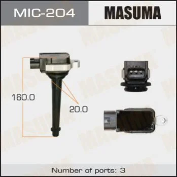 <strong>Катушка зажигания Nissan Micra, Qashqai, Note 1.6, X-Trail 2.0 (-14) MASUMA MIC204 (фото 1)</strong>