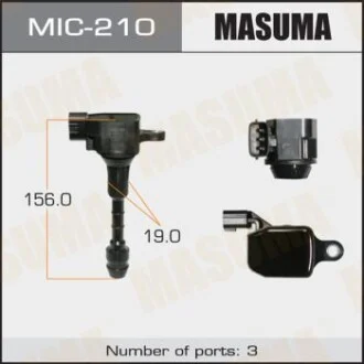 Котушка запалювання для MASUMA MIC210 фото товару