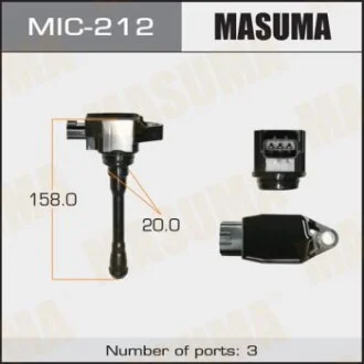 Котушка запалювання для MASUMA MIC212 фото товару