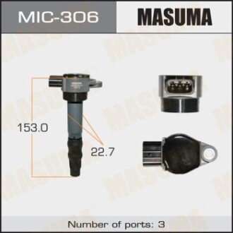 Катушка зажигания OUTLANDER, GALANT/ 4G69 MASUMA MIC306 фото товара