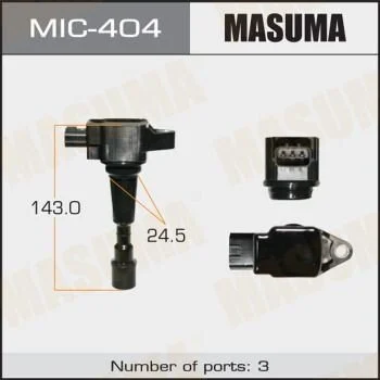 <strong>Котушка запалювання MAZDA 2, DEMIO/ZJ-VE, ZJ-VEM, ZY-VE MASUMA MIC404 (фото 1)</strong>
