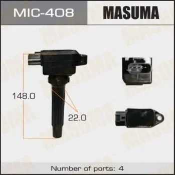 <strong>Катушка зажигания MASUMA MIC408 (фото 1)</strong>