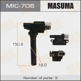 Котушка запалювання Suzuki SX4/M16A Аналог MIC-705 MASUMA MIC706 фото товару