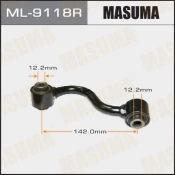 <strong>Стойка стабилизатора MASUMA ML9118R (фото 1)</strong>