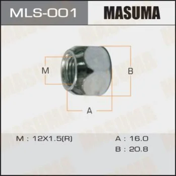 <strong>Гайка колеса MASUMA MLS001 (фото 1)</strong>