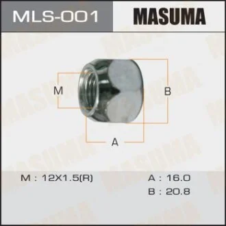 Гайка колеса для MASUMA MLS001 фото товару