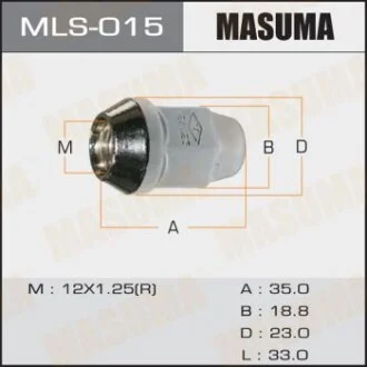 Гайка колеса 12x1.25 / під ключ = 19мм для MASUMA MLS015 фото товару