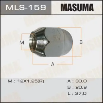 <strong>Гайка колеса MASUMA MLS159 (фото 1)</strong>