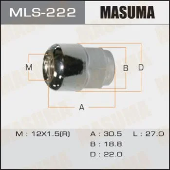 <strong>Гайка колеса Honda MASUMA MLS222 (фото 1)</strong>