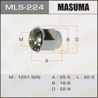 Гайка колеса для MASUMA MLS224 фото товару