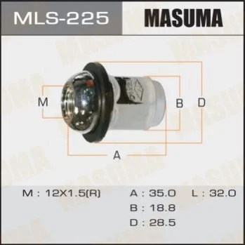 <strong>Гайка колеса MASUMA MLS225 (фото 1)</strong>