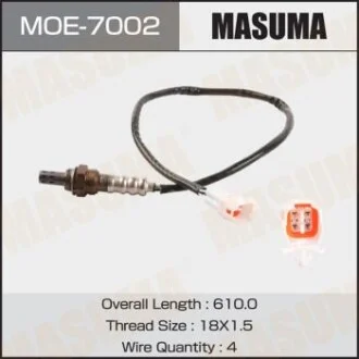 Датчик кисню (лямбда-зонд) для MASUMA MOE7002 фото товару