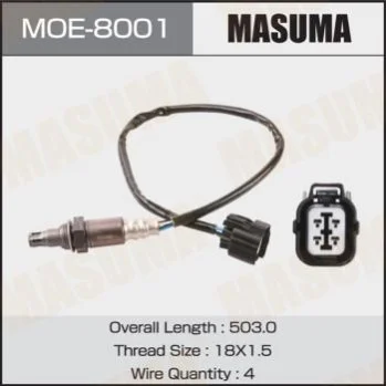 <strong>Датчик кислорода (лямбда-зонд) MASUMA MOE8001 (фото 1)</strong>
