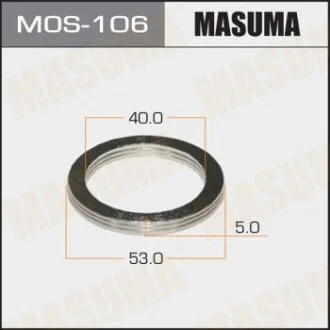 Прокладка прийомної труби Toyota (40x53) для MASUMA MOS106 фото товару