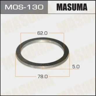 Кільце глушника (62x78x5) для MASUMA MOS130 фото товару