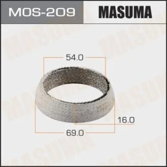 Кільце глушника графітове (54x69x16) для MASUMA MOS209 фото товару