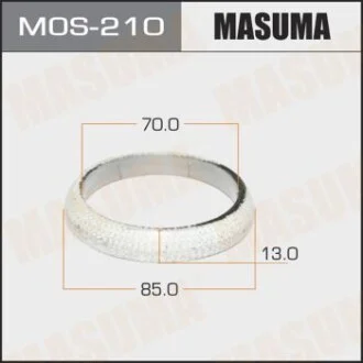 Кільце глушника графітове Nissan (70x85x13 для MASUMA MOS210 фото товару