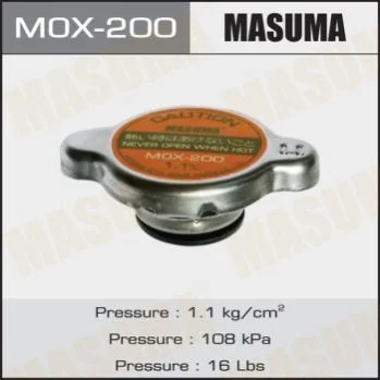 <strong>Кришка радіатора Mitsubishi/ Subaru/ Toyota 1.1 bar MASUMA MOX200 (фото 1)</strong>