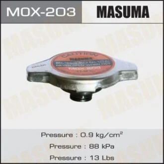 Кришка радіатора Lexus/ Mitsubishi/ Toyota 0.9 bar  Masuma для MASUMA MOX203 фото товару